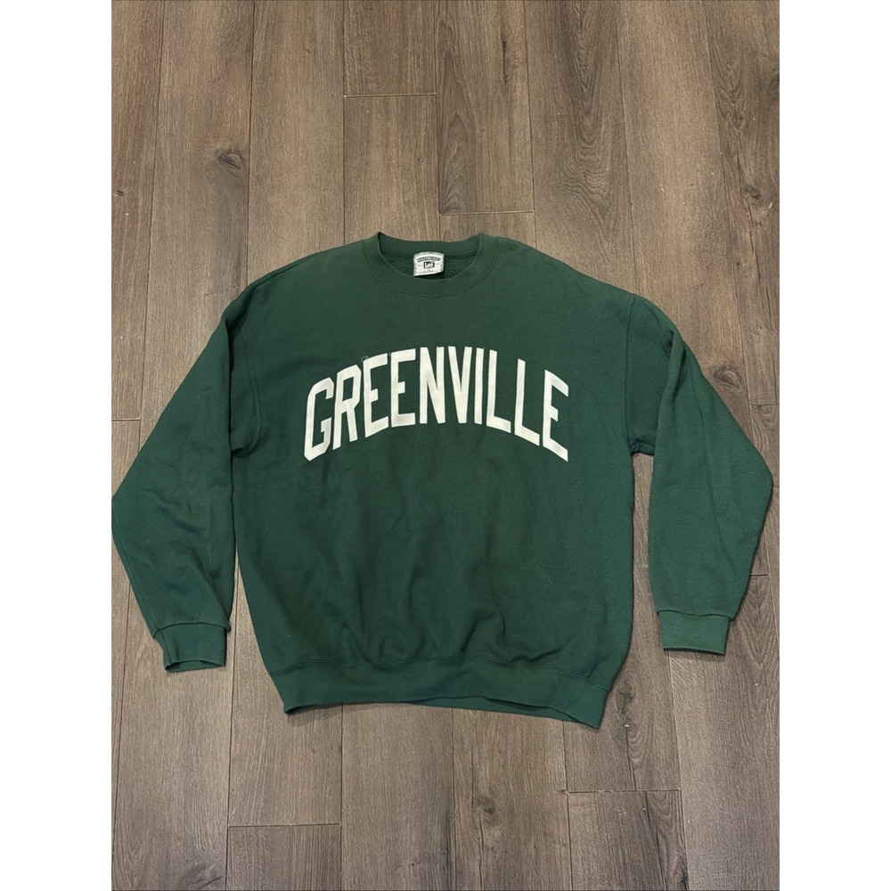 Vintage Lee Heavyweight Sweatshirt Size XL Greenville‎ Ohio Made in USA 90s